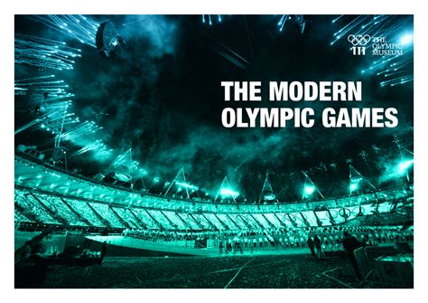 The-Modern-Olympic-Games (sports culture) - The Modern olyMpic GaMes ####### inTroducTion The ...