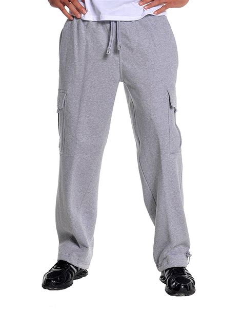 Pro Club Mens Cargo Sweatpants Heavy Weight Fleece Long Pants S-5XL Big and Tall - Walmart.com