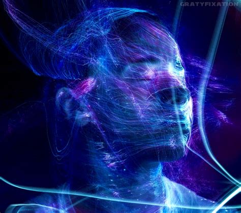 Light painting portrait photography. No photoshop. Author: Adrian "Gratyfixation" Mechocki : r ...