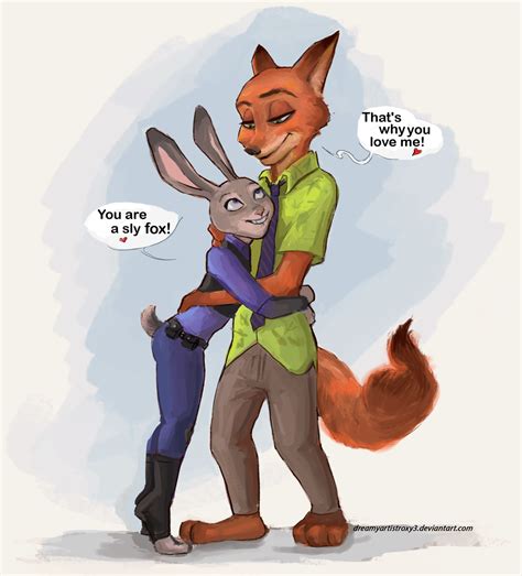 Nick and Judy - Zootopia by DreamyNatalie on DeviantArt