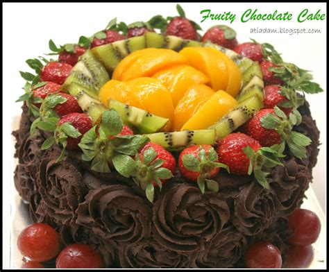 Dapur Mini Ati: Fruity Chocolate Cake