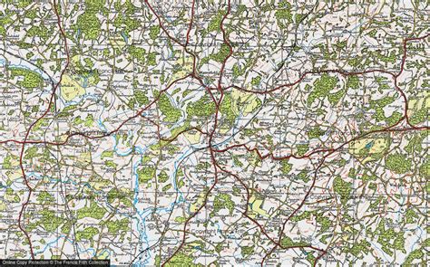 Historic Ordnance Survey Map of Uckfield, 1920