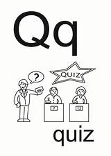 Coloring Page Q  Free Printables Img 23444 sketch template