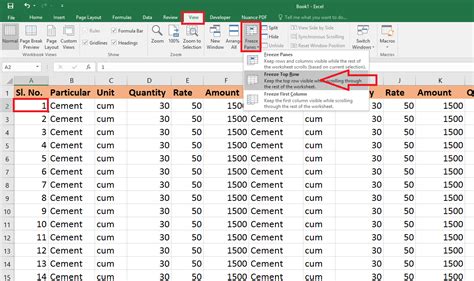 How to Freeze Unfreeze Rows & Columns in MS Excel (Excel 2003-2016)