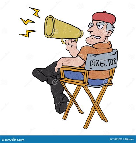 Movie Director - Cartoon Character - Vector Illustration Vector Illustration | CartoonDealer.com ...