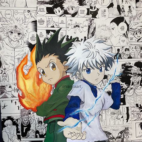 The Best 9 Killua And Gon Manga Panels