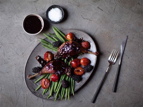 Duck with red wine plum sauce | JAN