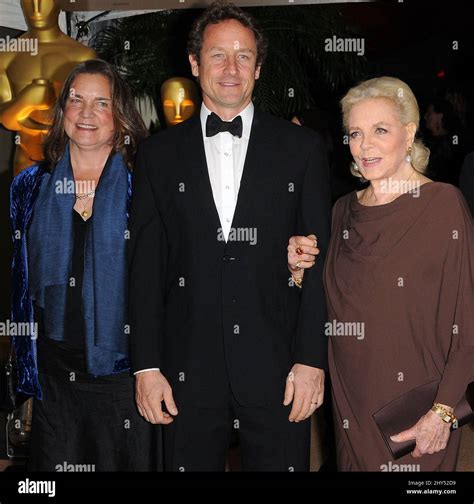 November 14, 2009 Hollywood, Ca. Leslie Bogart, Sam Robards and mother Lauren Bacall Academy of ...