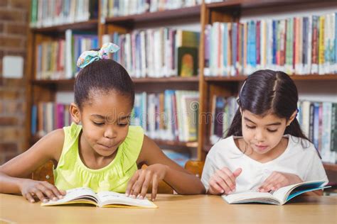 Pupils Reading Books in the Library Stock Image - Image of learn, class ...