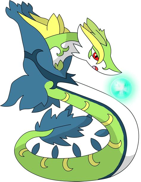 BlazingDragonLord Fanart: Shiny Mega Serperior by Teepy-teep on DeviantArt