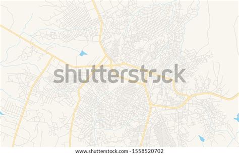 Printable Street Map Chimoio Mozambique Map Stock Vector (Royalty Free) 1558520702 | Shutterstock