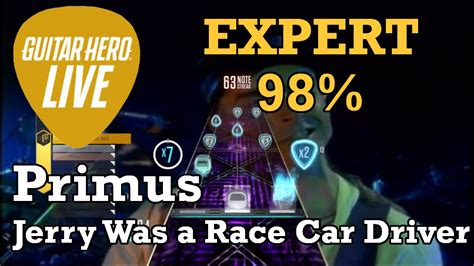 Guitar Hero Live - Jerry Was a Race Car Driver by Primus - 98% - Expert - YouTube