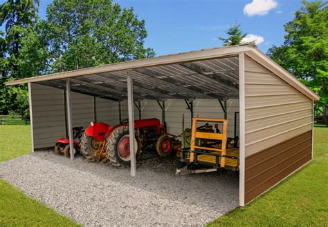 Loafing Shed Carport | Southeastern Buildings