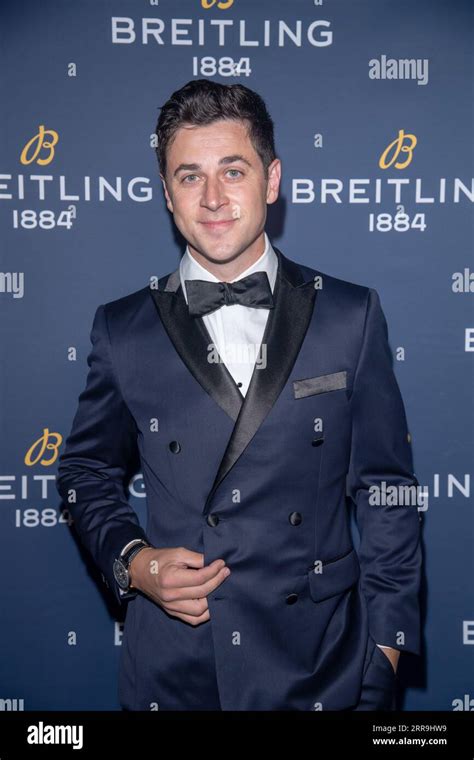 New York, United States. 06th Sep, 2023. David Henrie attends the Breitling x Charlize Theron ...