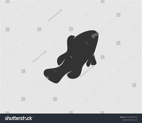 Clownfish Silhouette On White Background Isolated Stock Vector (Royalty Free) 2145059275 ...