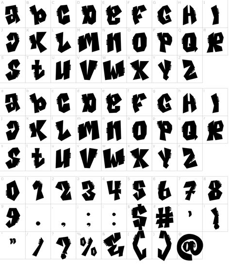 Spiky Frog Graffiti Font Download