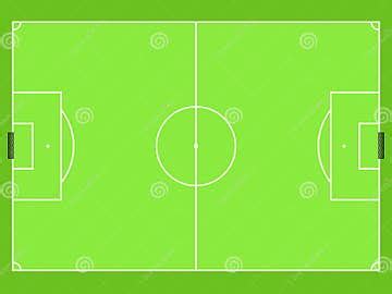 Simply Football Field Top View Vector Stock Vector - Illustration of ball, abstract: 42004002