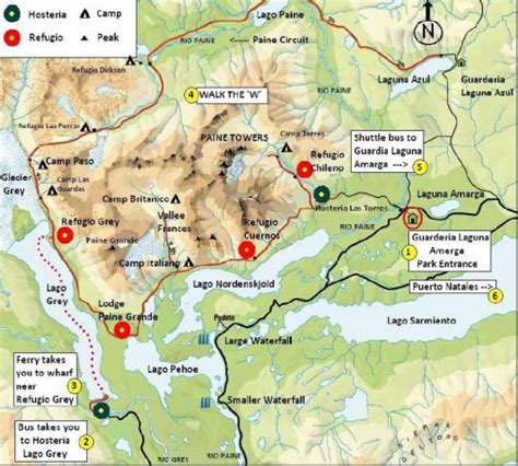 How to Plan The W in Torres del Paine National Park.