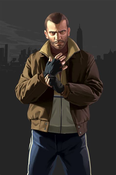 Niko Bellic Art - Grand Theft Auto IV / GTA4 Art Gallery