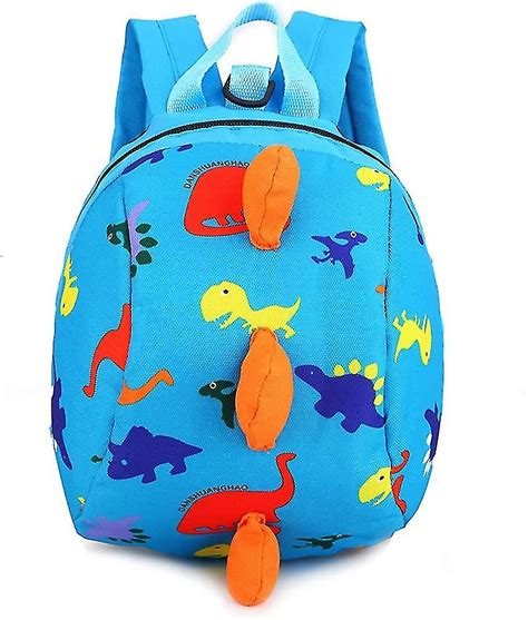 Cute Dinosaur Prints Mini Toddler Backpack Kids Baby Bookbag Preschool Backpack With Leash ...