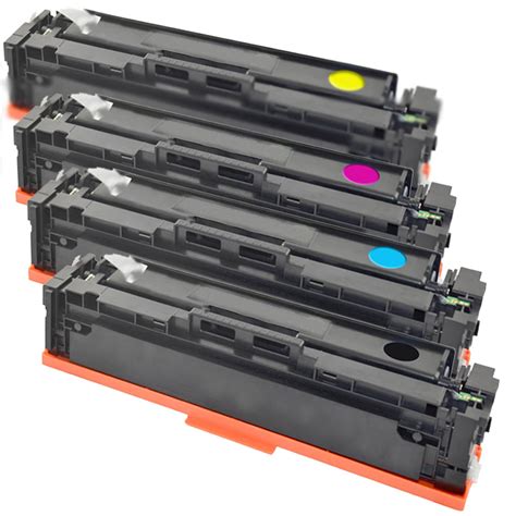 HP 201A Toner Combo Pack Full Set, Cyan, Magenta, Yellow and Black