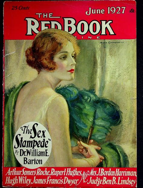 Edna Crompton Illustrated Cover Only June 1927 Red Book Magazine Pretty ...