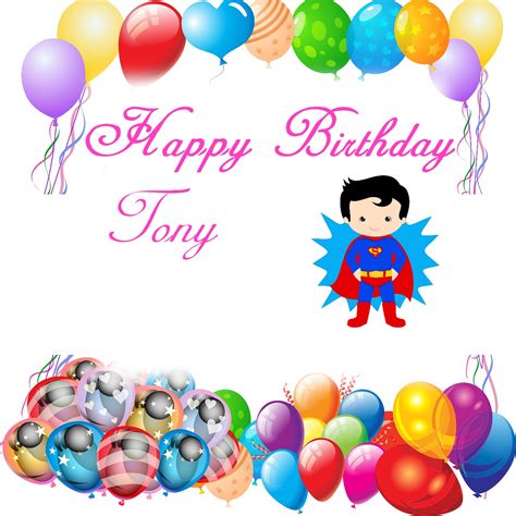 50+ Best Birthday 🎂 Images for Tony Instant Download | Wishiy.com