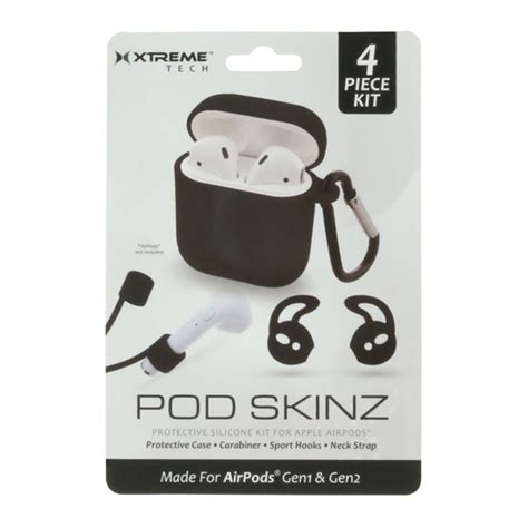 black pod skinz kit for AirPods® gen 1 & 2 | Five Below | let go & have fun