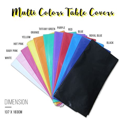 Party Tablecloth : Multi-Colors