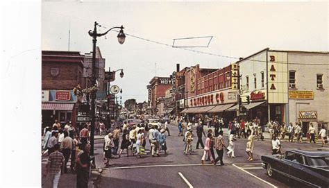 SUDBURY , Ontario, Canada, 50-60s ; Elm Street & Durham Street ...