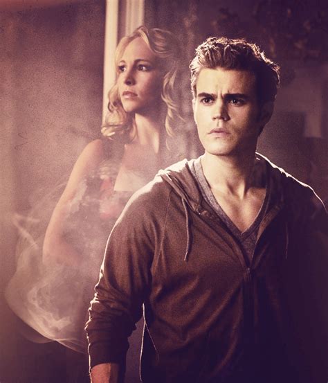 Stefan and Caroline - The Vampire Diaries TV Show Fan Art (37859729 ...