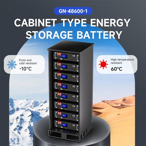 Rack-mounted energy storage battery GN-48600-l,lifepo4 battery for solar energy storage company ...