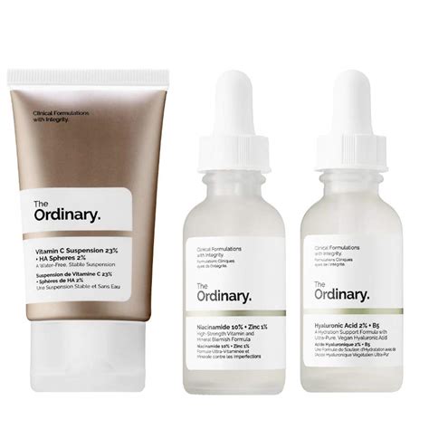 Buy The Ordinary Facial Treatment Set! Includes Vitamin C Cream, Hyaluronic Acid Serum and ...