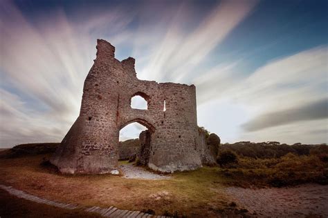 Pennard Castle ruins Photograph by Leighton Collins - Pixels