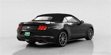 Ford Mustang 2015-20 Convertible Top Replacement Black Twillfast RPC