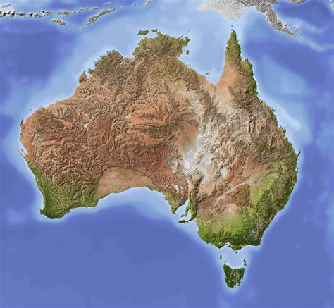 Australia Map - Guide of the World