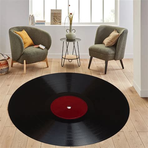 Record Record Rug Round Record Rug Round Rug Round Music - Etsy