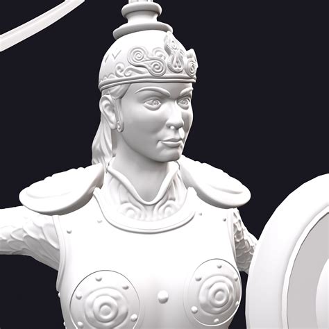 Rani Durgavati Statue 3D Print Sculpture 3D model 3D printable | CGTrader