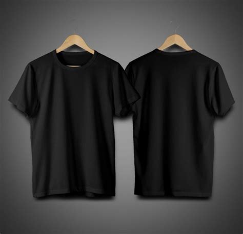 Baru 32 mock up kaos polos hitam cdr – Artofit