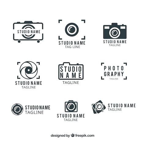 Photography studio logo template Vector | Free Download