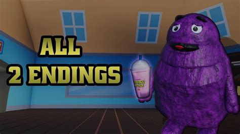 ROBLOX GRIMACE STORY !!! (ALL 2 ENDINGS) - YouTube