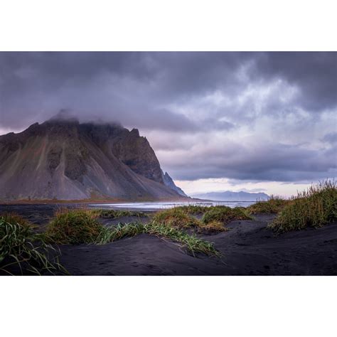 Vestrahorn Mountain and Black Sand Beach, Iceland : Fine Art / Print ...