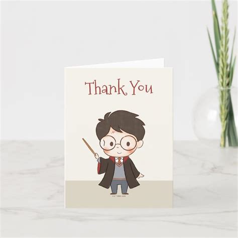 Simple Harry Potter Thank You Card | Zazzle in 2023 | Thank you cards ...