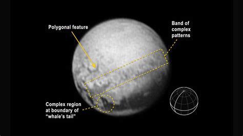 Pluto Geology being revealed with 17 mile per pixel resolution ...