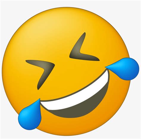 Distorted Laughing Emoji Transparent, Crying Face Emoji Distorted Png Image With Transparent ...