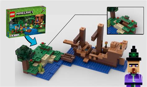 LEGO MOC Minecraft Shipwreck Treasurehunt by sebbl | Rebrickable - Build with LEGO