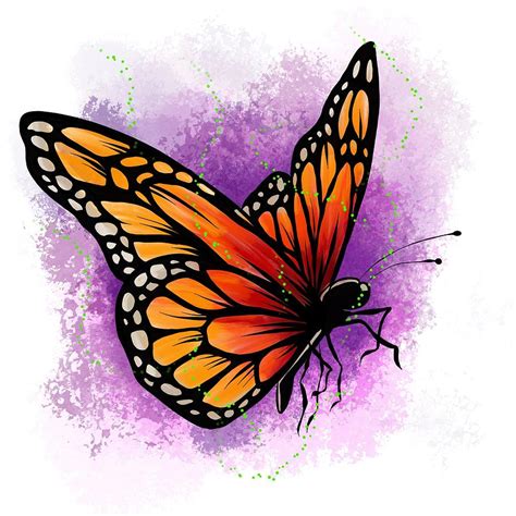 Illustration Of A Beautiful Colorful Butterfly That Flies Digital Art by Dean Zangirolami - Fine ...