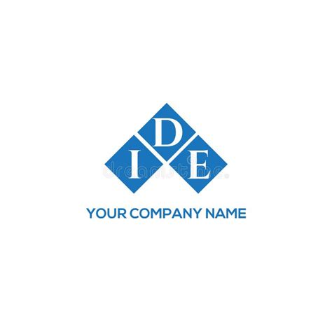 IDE Letter Logo Design on BLACK Background. IDE Creative Initials ...