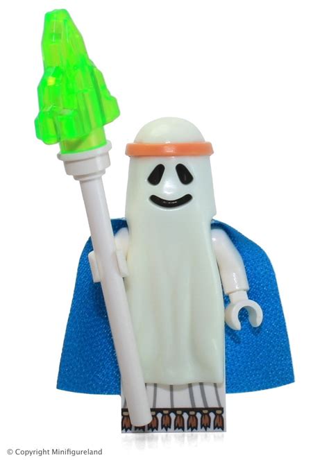 The LEGO Movie - Glow-in-the-Dark Ghost Vitruvius Minifigure with staff from set 70818 - Walmart ...