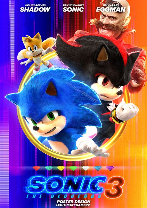 Sonic movie 3 poster by Legitimategamerz on DeviantArt